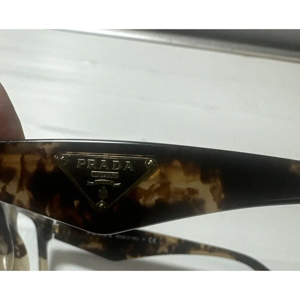 Prada VPR 20Q Eyeglasses (FRAMES Only ) ROZ-1O1 Tortoise 52[]16-140 Brown
